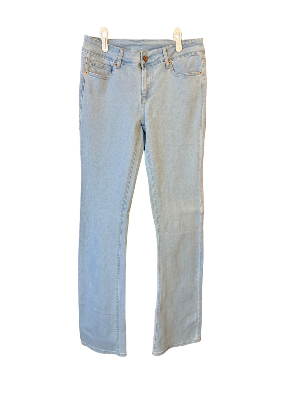 Tall 6’1” Club | Flare Leg Jeans | Light Wash | Size 8 Tall | 38" Inseam - Picture 2 of 8